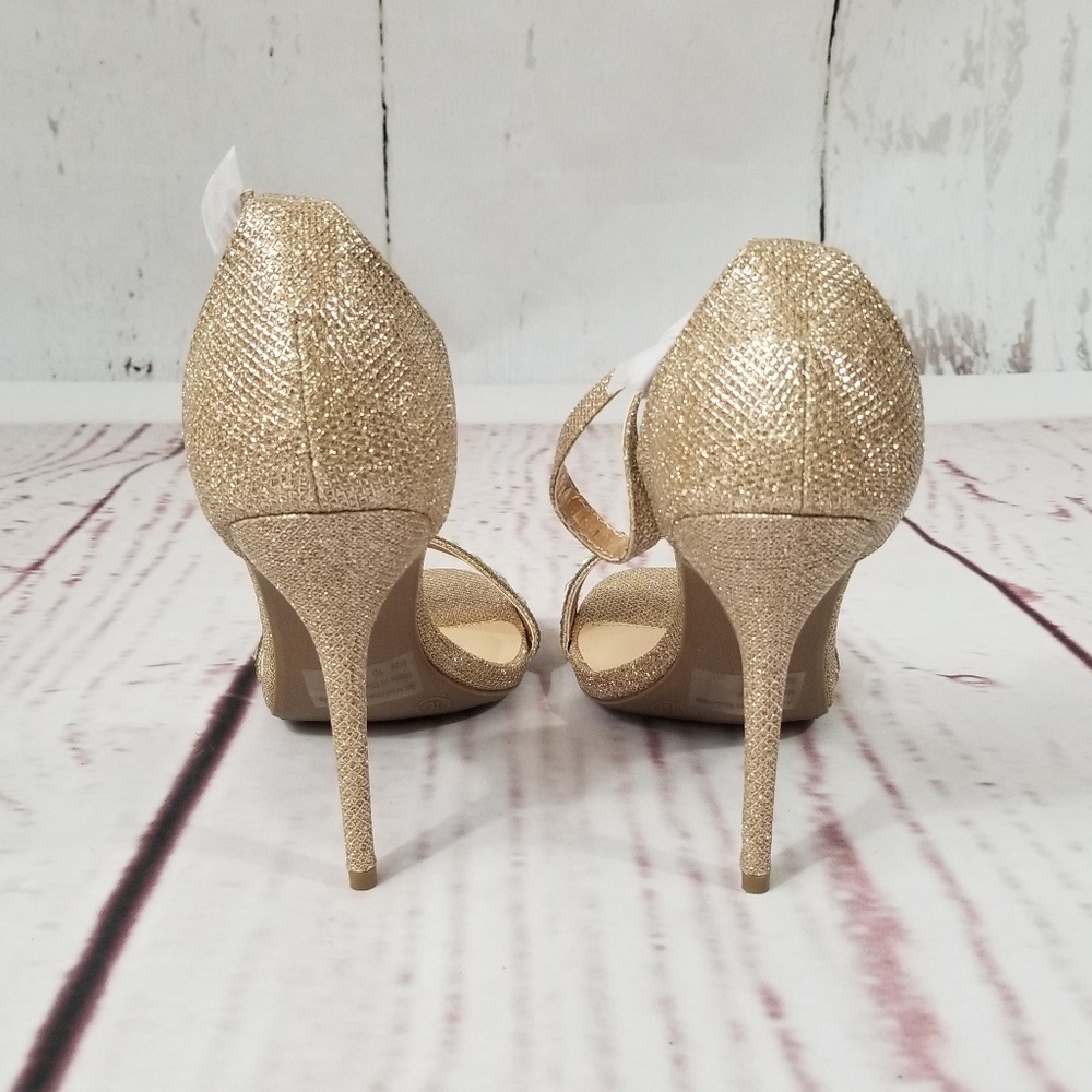Rose Gold Glitter Stone Embellished Stilet… - Picture 4 of 8